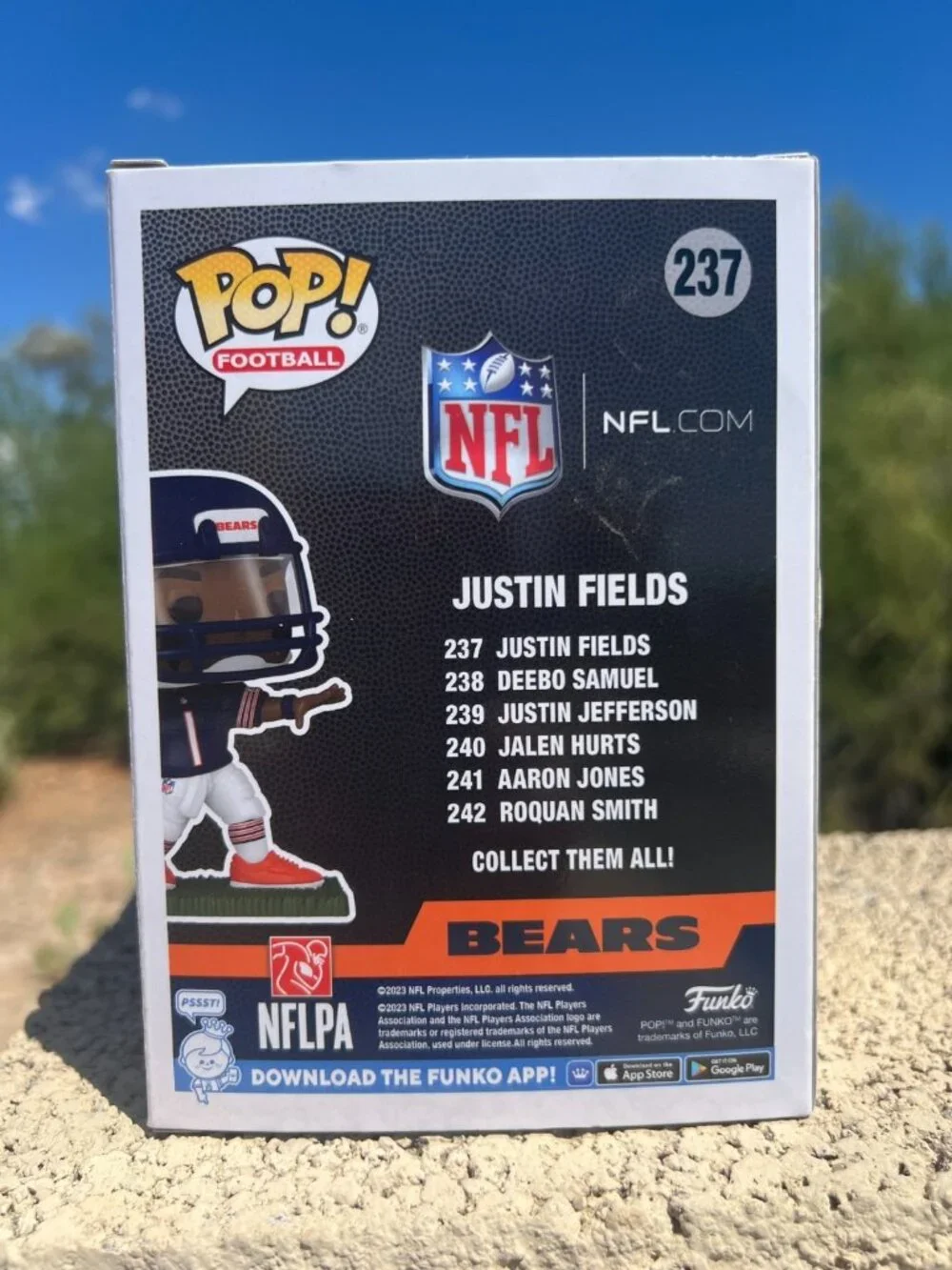 Funko Pop Football - Bears - Justin Fields (#237, NEW)
